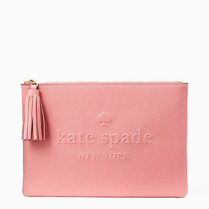 KATE SPADE Larchmont Avenue Logo Gia Pouch Clutch